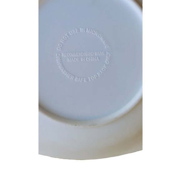 (2)A Step Beyond "San Remo" Small Sauce Plates Bowls Blue and Yellow Flowers M19 - Picture 3 of 4